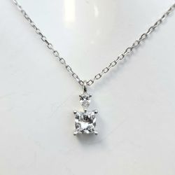 High Quality, 14k White Gold VVS Quality 18"