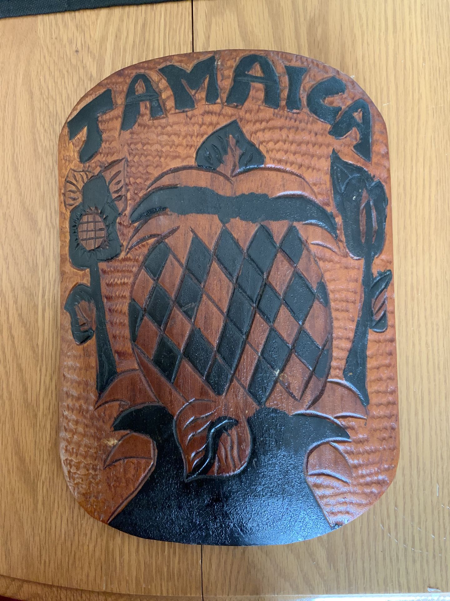 Jamaican Mahogany Wall Plaque