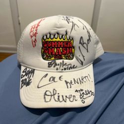 Summer smash 2022 autographed hat