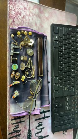Vintage Cufflinks, Pins & Accessories Lot