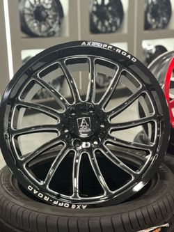Rims 22” mounted and balance