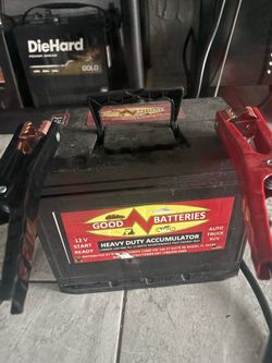 12V Car Battery — Charged, Local Delivery Available