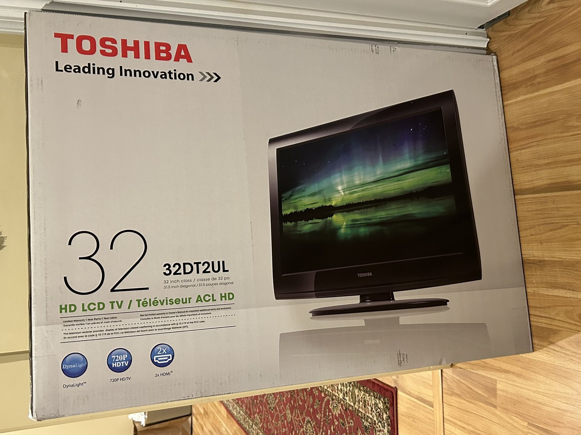 32 in Toshiba LED TV