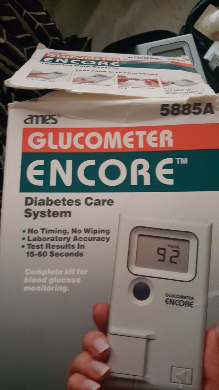 Ames glucometer encore Diabetes care