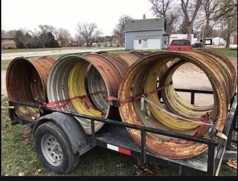 Fire / Barbacoa pit tractor rims