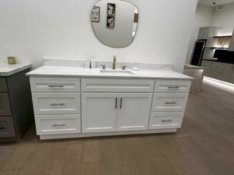 72 inch vanity cabinet single sink (W72*H34*D21)