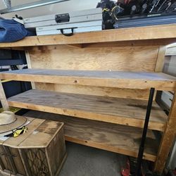 Garage Shelve Wood 