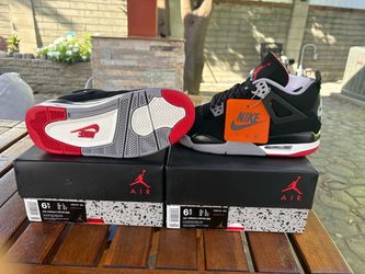 NEW SNEAKERS 4 Retro Bred Reimagined GS Size 6.5Y