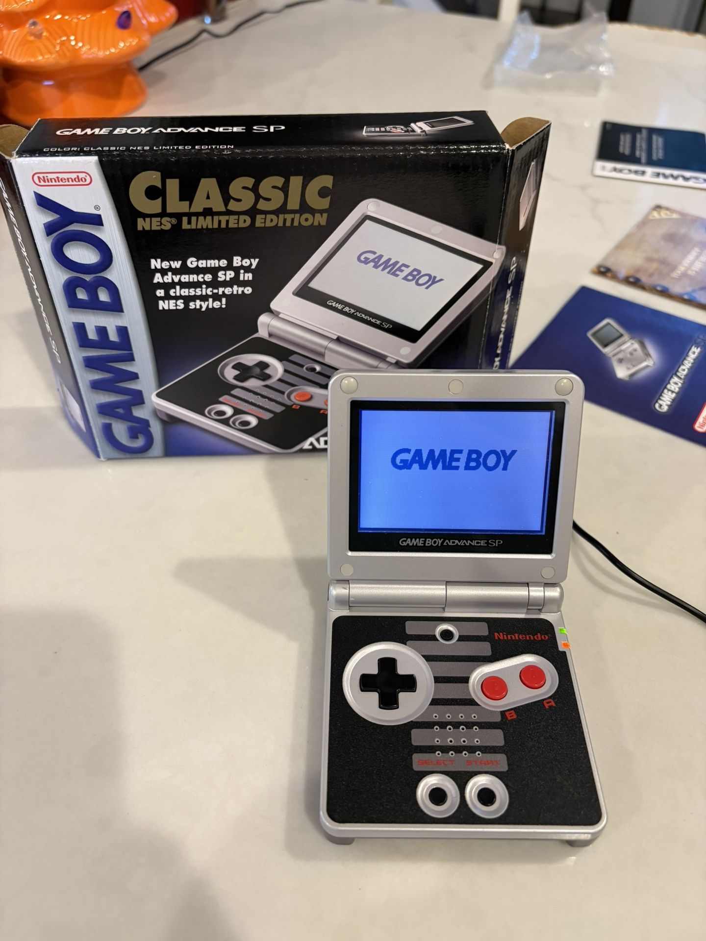 Nintendo Gameboy Advance SP NES Edition CIB