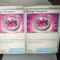Pokémon Cards Strange Timepiece $4
