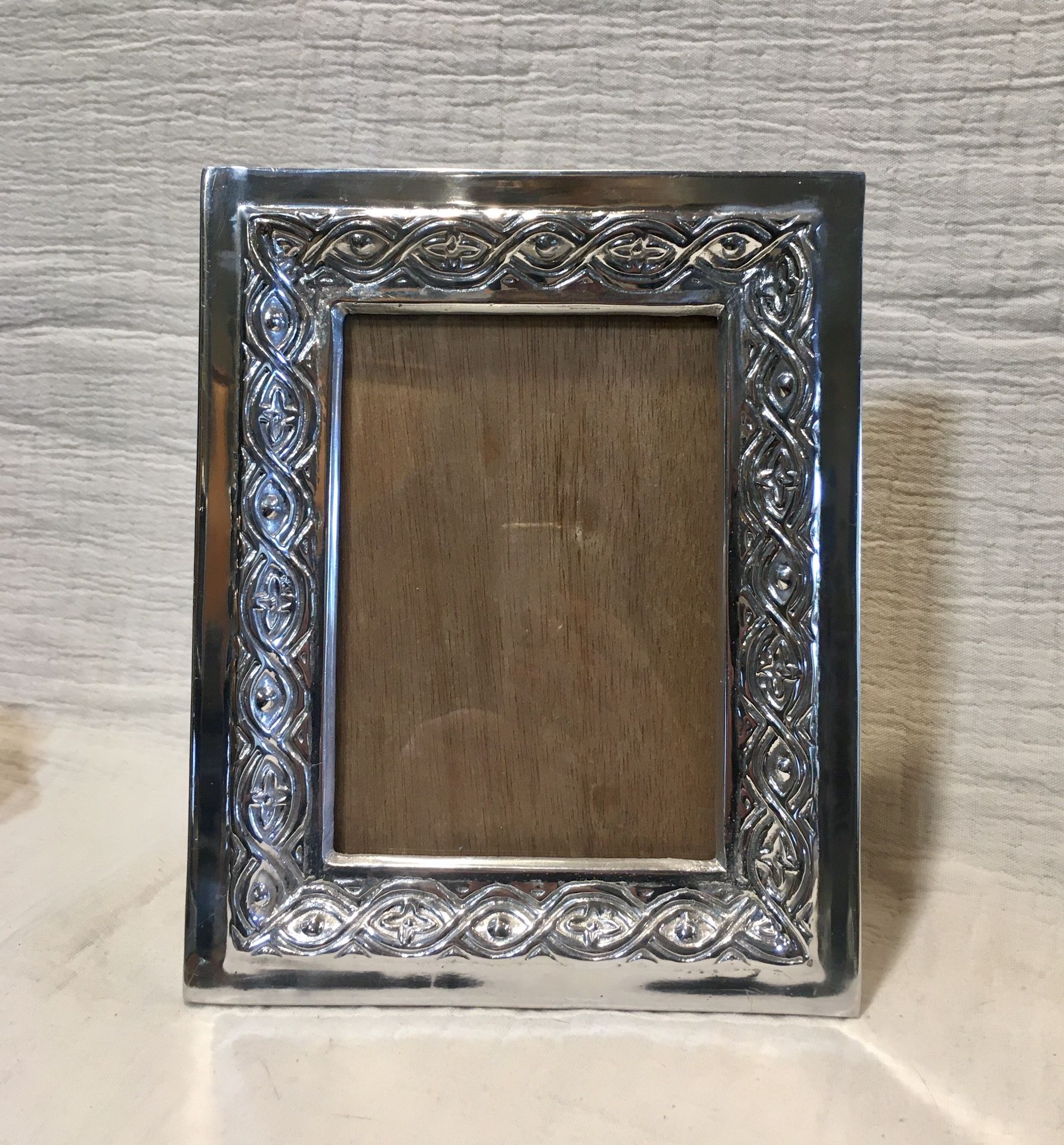 Holland Boone Scottsdale Polished Pewter Silver Picture Photo Frame