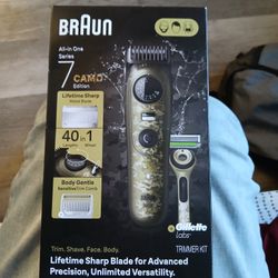 Braun Gillette All In One Camo Trimmer Razor