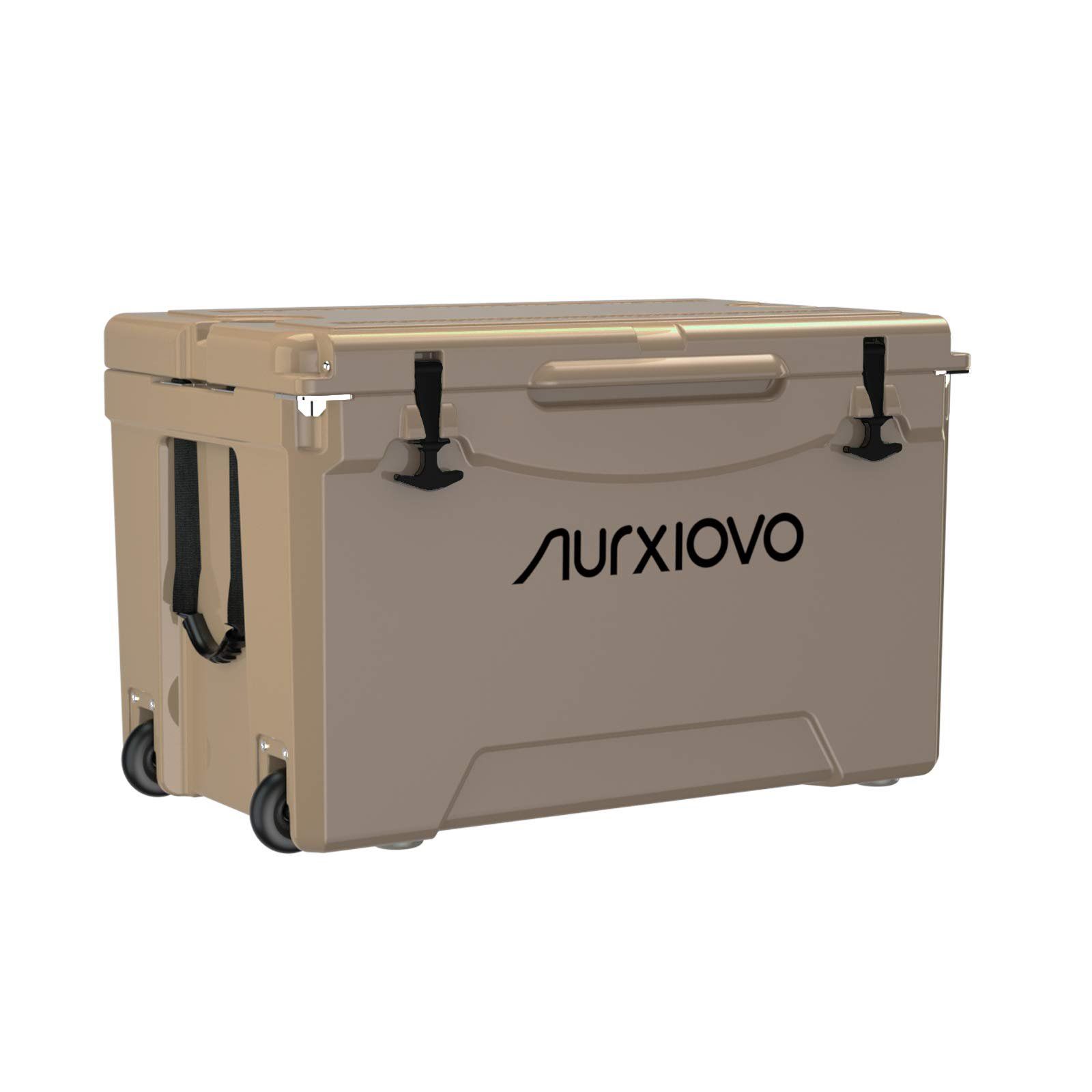 Nurxiovo Cooler 75QT Portable Heavy Duty Keeps Ice up to 7 Days Ice Chest Ideal for Camping, Hiking, Picnic, BBQs, Fishing, Traveling, Tailgating Out