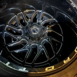 22” Rims Mud Tire Deep Dish 