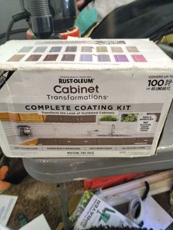 Installing cabinet transformations complete coating kit