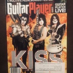 Guitar Player 2009 magazine Gene Simmons KISS Paul Stanley COVER Freddie King