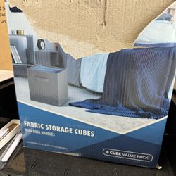 FABRIC STORAGE CUBES