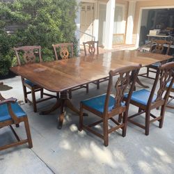 Stickley Dining Room Table And Chairs