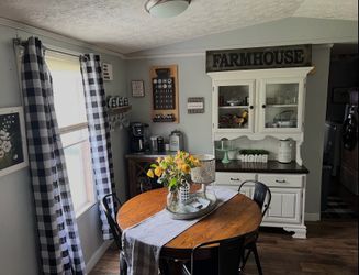 Farmhouse table and chairs