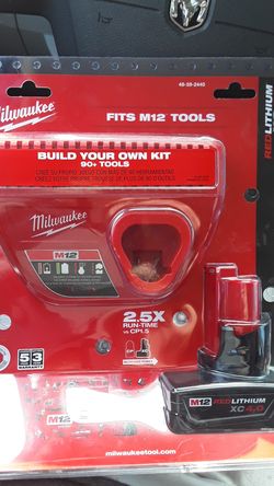 Milwaukee m.12 4.0 battery and charger kit