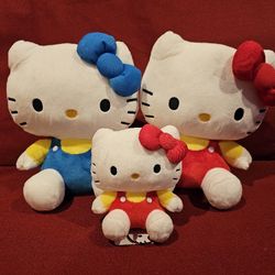 SANRIO HELLO KITTY PLUSHIES NWT
