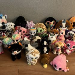 Plush Toys Ty All For $25