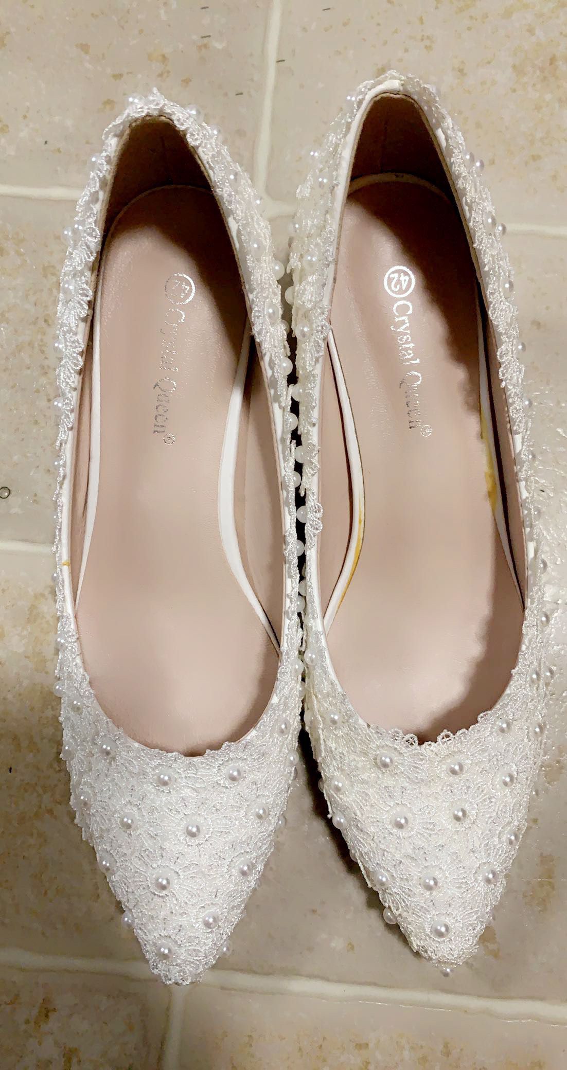 Crystal Queen wedding shoes