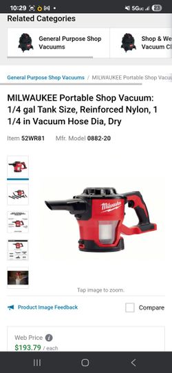 Milwaukee Vacuum