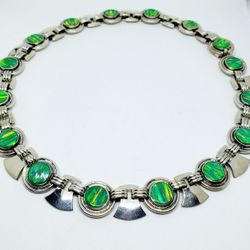 Taxco Mexcan Sterling Silver 925 with Opla Necklace (Unique)