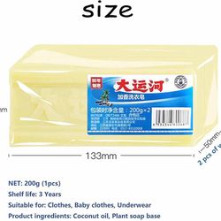 Aqueon Betta 1-Pk (2 pcs) Laundry Cleaning Soap Bars Strong Oil Removing Gentle on Hands 12oz