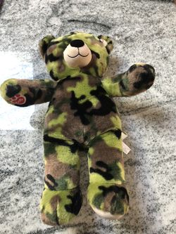 Build-A-Bear Camouflage Bear Great Condition!
