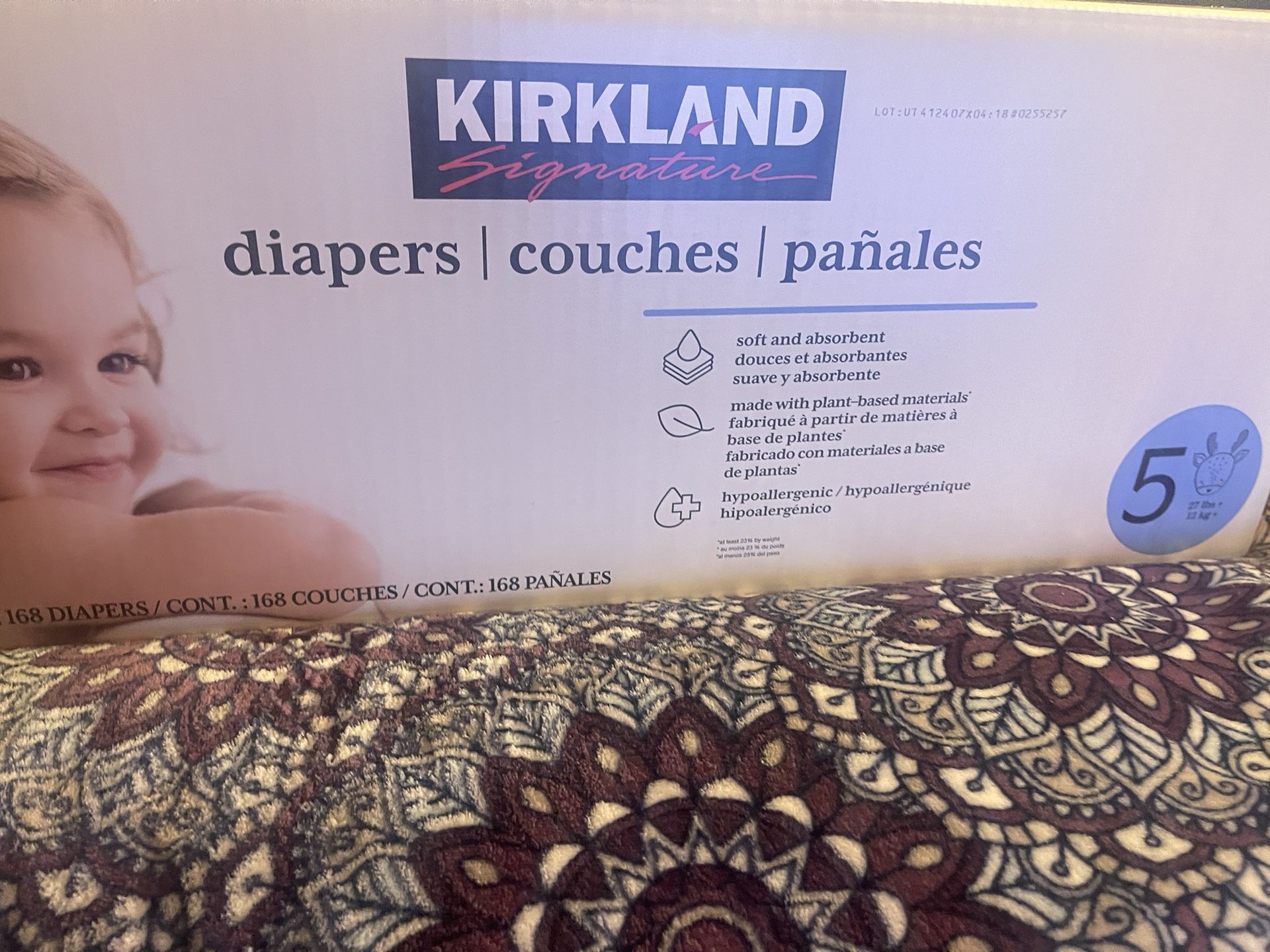 Size 5 Kirkland Brand Diapers 