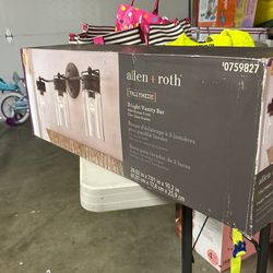 Allen Roth 3 Light Vanity Bar