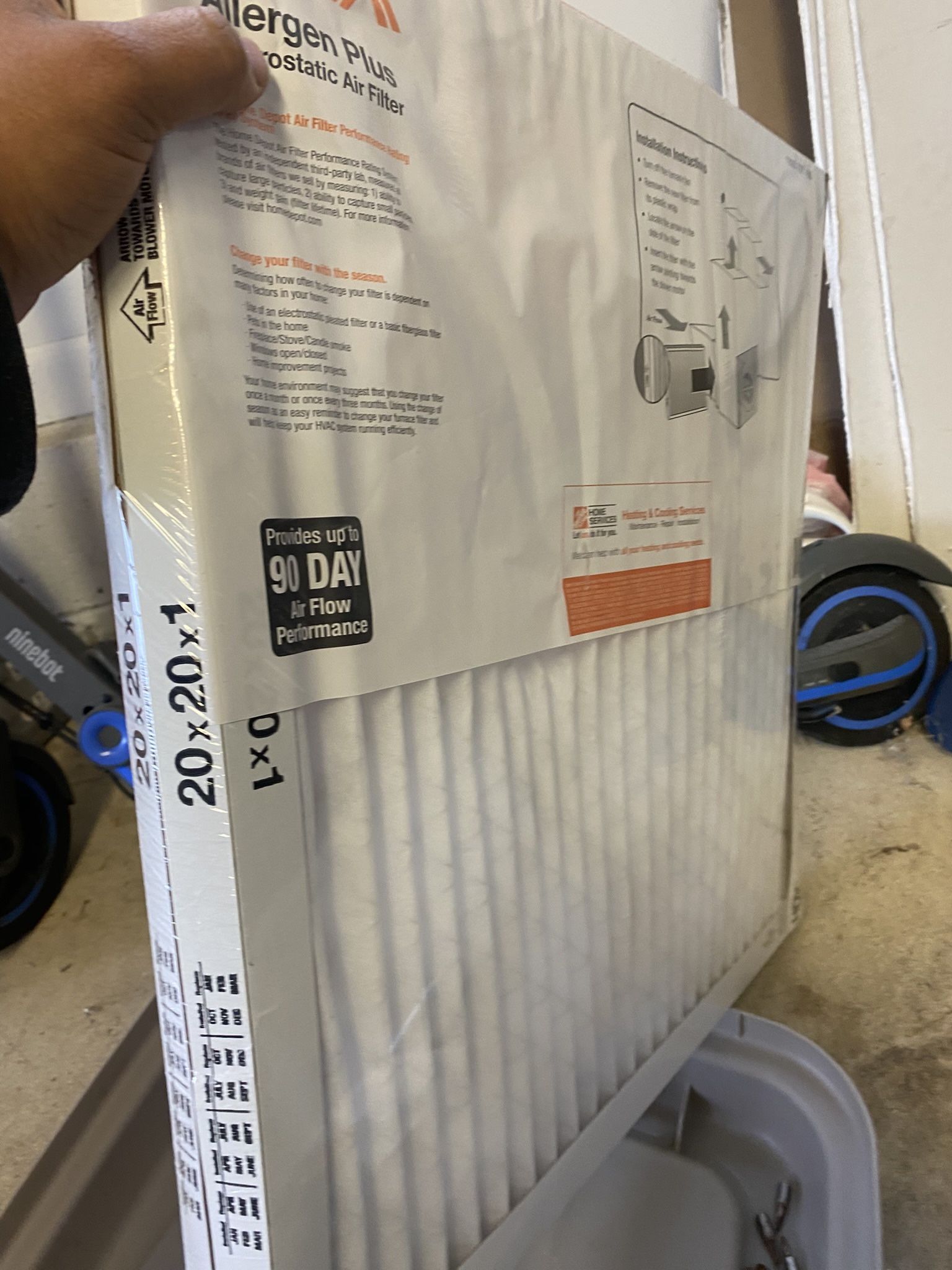 HVAC Filters 20x20x1