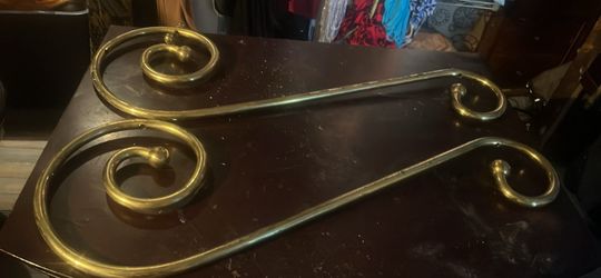 Solid Brass railings bracket (2 steps)