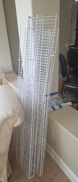 Wire shelving