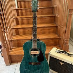 Fender DG04 Acoustic Electric (Brand New/Rare) W/ Epiphone Regent Amp