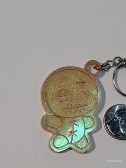 Voodoo doll keychain