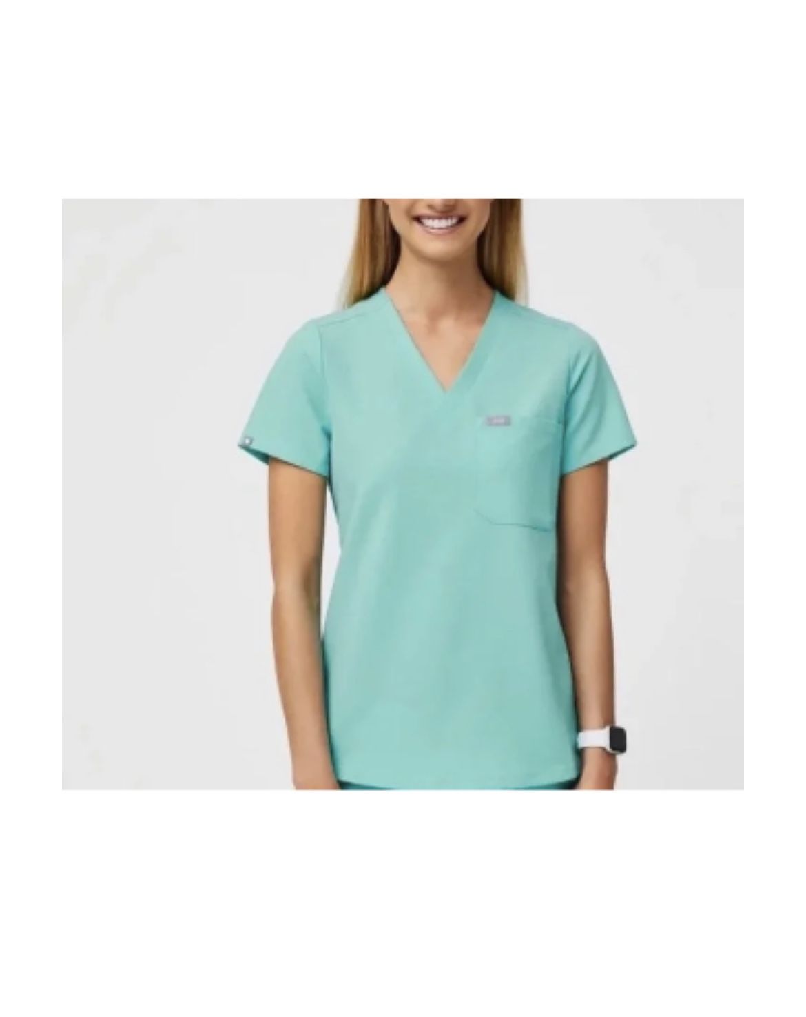 Brand New Figs Aqua/Teal Catarina Top XS