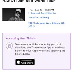VIP Hardy Ticket 