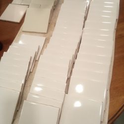 White Ceramic  Tiles Full Gloss