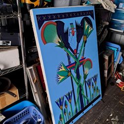 Cheyenne artist Paul J. "Chief Flying Eagle" Goodbear,