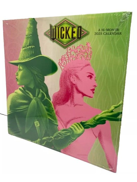 WICKED The Movie 2025 CALENDAR Officially Licensed 11" X 22" 16 month Universal