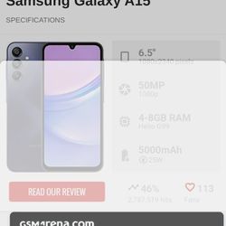 Samsung Galaxy A15 BOUGHT 4 DAYS AGO $50 WITH SERVICE FOR ANITHER 26 DAys