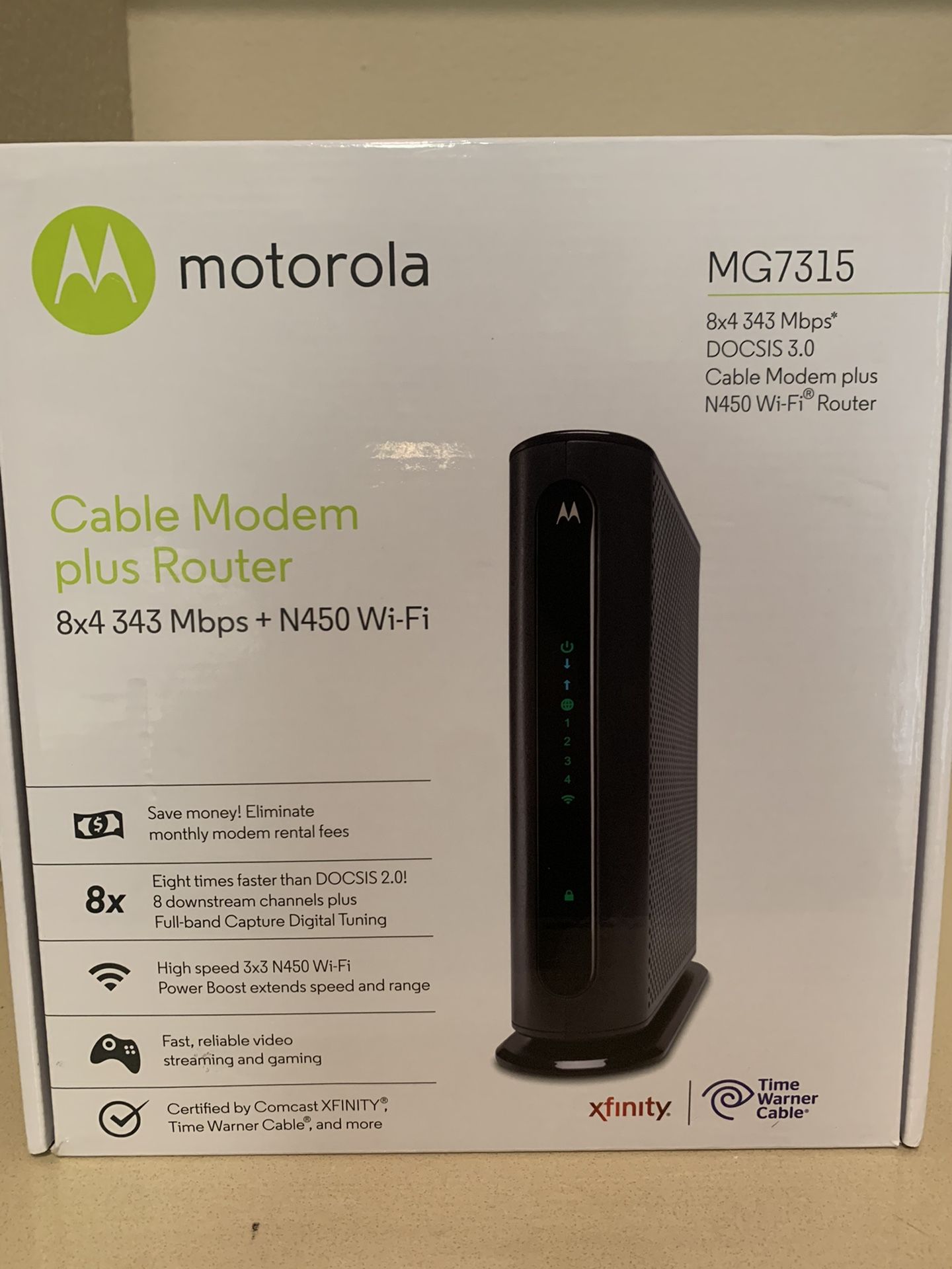 Motorola modem/router