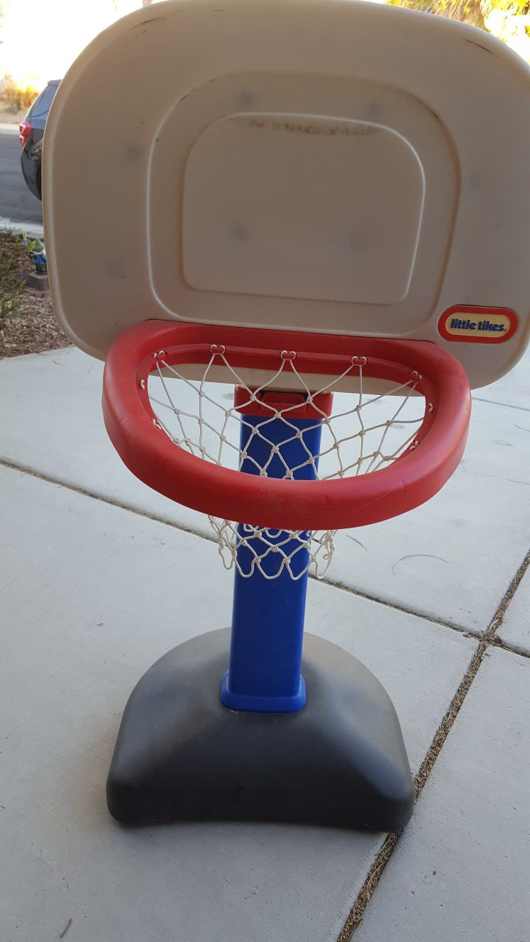 Little tykes basketball hoop