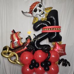 Pirate Birthday Balloons 