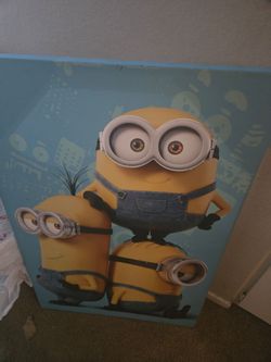 Minion framed picture
