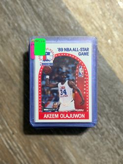 1989 NBA Hoops Akeem Olajuwon All-Star Card