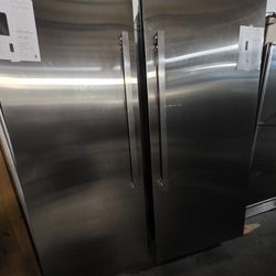 66" JENN AIR COLUMNS REFRIGERATOR AND FREEZER 